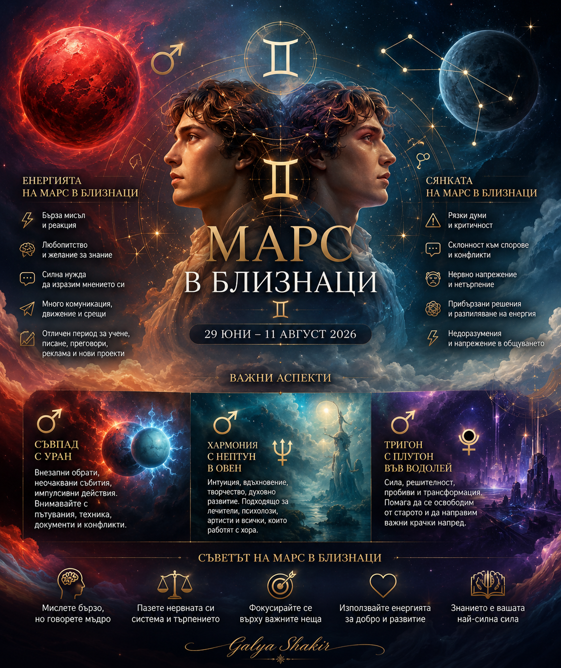 Марс в Близнаци !