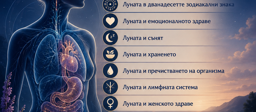 Влиянието на Луната върху нашето здраве