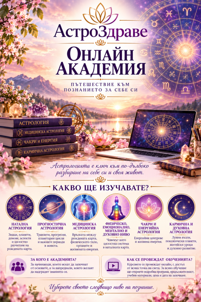 ОНЛАЙН АКАДЕМИЯ „АСТРОЗДРАВЕ“
